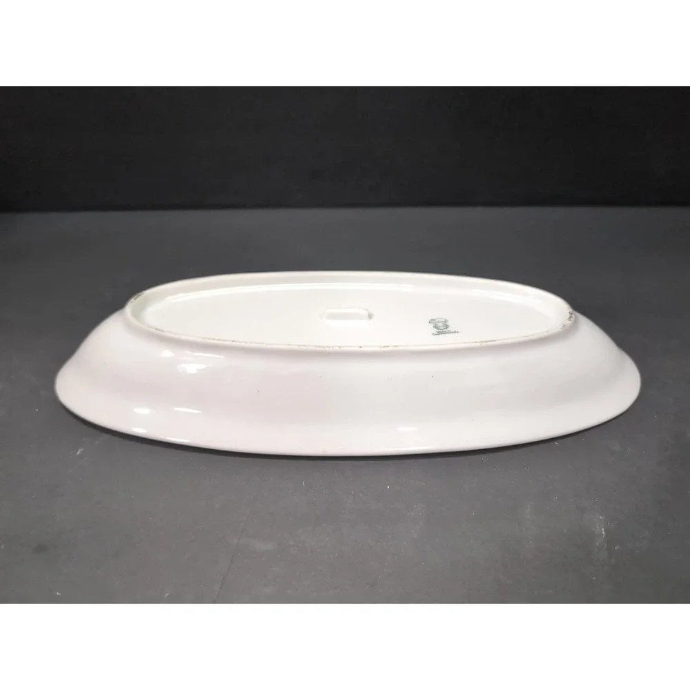Epiag Elyrian Oval Celery Dish, Czechoslovakian Serving Platter, Vintage Plate‎
